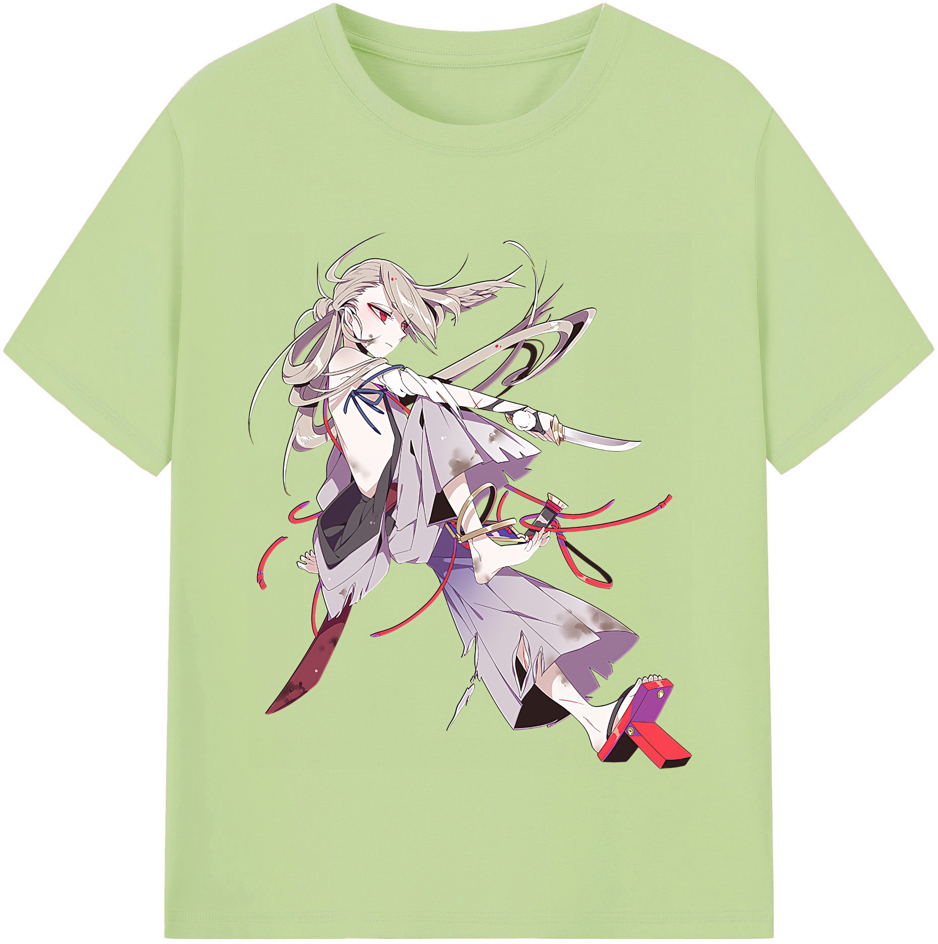 （画像用） 刀剣乱舞 Touken Ranbu 綿100％半袖Tシャツ（フロントプリント）
